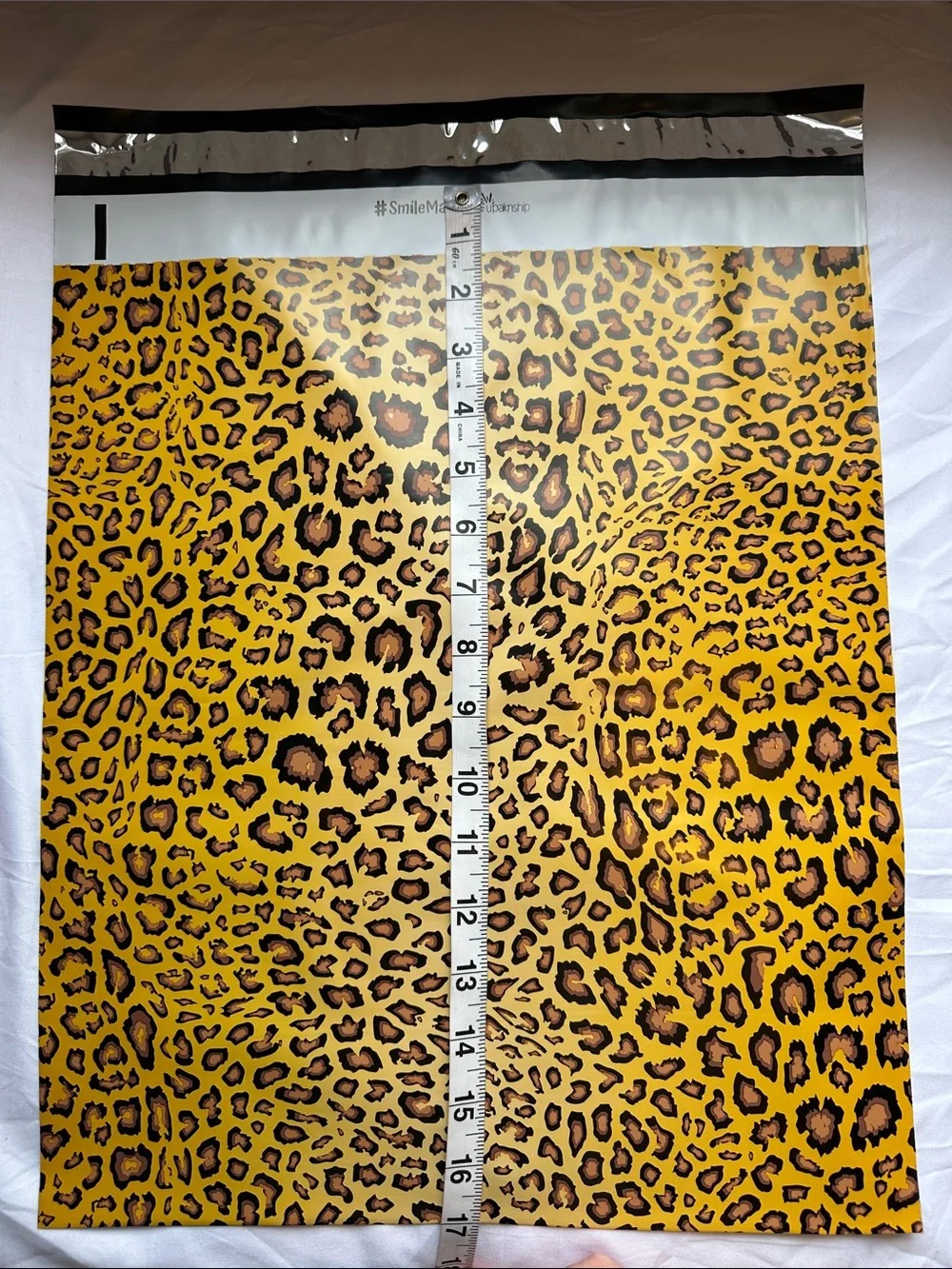 Leopard Print Poly Mailers 14x17 Shipping Bags 20 Count